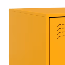 vidaXL Bedside Cabinet Bedroom Nightstand Side Table Bed Cabinet Pink Steel - yellow, 2 pcs - Additional view 9
