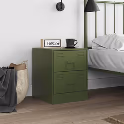 VidaXL 841627 nightstand/bedside table Green