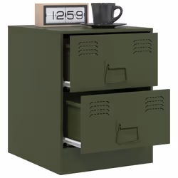 VidaXL 841628 nightstand/bedside table Green - Additional view 5