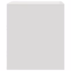 vidaXL Bedside Cabinet Bedroom Nightstand Side Table Bed Cabinet Pink Steel - white, 1 pcs - Additional view 7