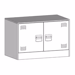 vidaXL TV Cabinet TV Stand Media TV Unit Entertainment Centre Anthracite Steel - pink, 2 pcs - Additional view 10
