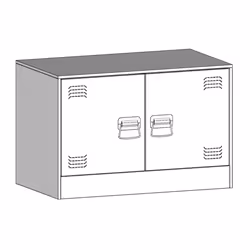 vidaXL TV Cabinet TV Stand Media TV Unit Entertainment Centre Anthracite Steel - olive green, 2 pcs - Additional view 10