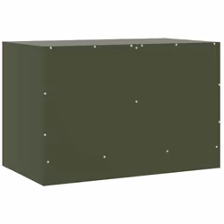 vidaXL TV Cabinet TV Stand Media TV Unit Entertainment Centre Anthracite Steel - olive green, 2 pcs - Additional view 8
