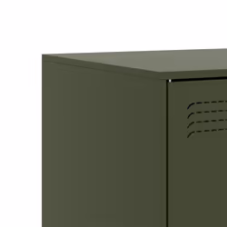 vidaXL TV Cabinet TV Stand Media TV Unit Entertainment Centre Anthracite Steel - olive green, 2 pcs - Additional view 9
