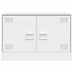 vidaXL TV Cabinet TV Stand Media TV Unit Entertainment Centre Anthracite Steel - white, 2 pcs - Additional view 5