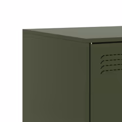 vidaXL TV Cabinet TV Stand TV Unit Entertainment Centre Media Unit Black Steel - olive green - Additional view 10