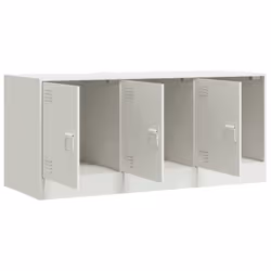 vidaXL TV Cabinet TV Stand TV Unit Entertainment Centre Media Unit Black Steel - white - Additional view 6
