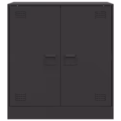 vidaXL Sideboard Home Storage Cupboard Side Cabinet Highboard Anthracite Steel - black - Additional view 5