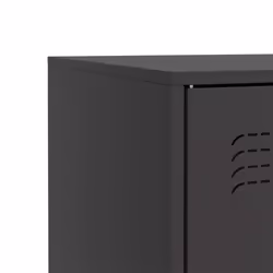 vidaXL Sideboard Home Storage Cupboard Side Cabinet Highboard Anthracite Steel - black - Additional view 9