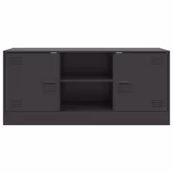 vidaXL TV Cabinet TV Stand TV Unit Entertainment Centre Mustard Yellow Steel - black - Additional view 5