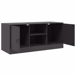 vidaXL TV Cabinet TV Stand TV Unit Entertainment Centre Mustard Yellow Steel - black - Additional view 6