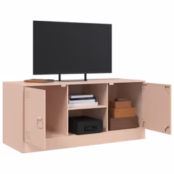 vidaXL TV Cabinet TV Stand TV Unit Entertainment Centre Mustard Yellow Steel - pink - Additional view 4
