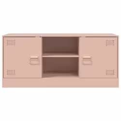 vidaXL TV Cabinet TV Stand TV Unit Entertainment Centre Mustard Yellow Steel - pink - Additional view 5