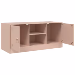 vidaXL TV Cabinet TV Stand TV Unit Entertainment Centre Mustard Yellow Steel - pink - Additional view 6