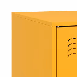 vidaXL TV Cabinet TV Stand TV Unit Entertainment Centre Mustard Yellow Steel - mustard yellow - Additional view 10