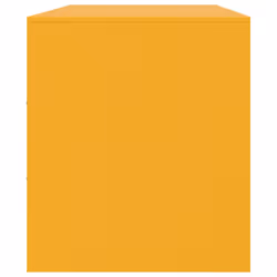 vidaXL TV Cabinet TV Stand TV Unit Entertainment Centre Mustard Yellow Steel - mustard yellow - Additional view 8