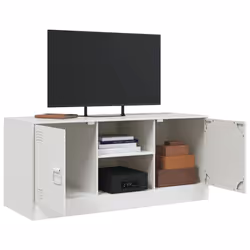 vidaXL TV Cabinet TV Stand TV Unit Entertainment Centre Mustard Yellow Steel - white - Additional view 4