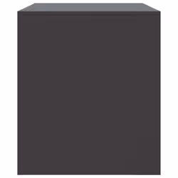 vidaXL TV Cabinet TV Stand TV Unit Entertainment Centre Media Cabinet Steel - black, 1 pcs - Additional view 7