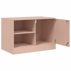 vidaXL TV Cabinet TV Stand TV Unit Entertainment Centre Media Cabinet Steel - pink, 2 pcs - Additional view 6