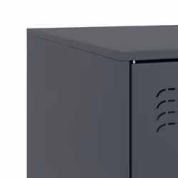 vidaXL TV Cabinet TV Stand TV Unit Entertainment Centre Media Cabinet Steel - anthracite, 2 pcs - Additional view 10