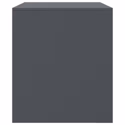 vidaXL TV Cabinet TV Stand TV Unit Entertainment Centre Media Cabinet Steel - anthracite, 2 pcs - Additional view 7