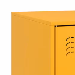vidaXL TV Cabinet TV Stand TV Unit Entertainment Centre Media Cabinet Steel - mustard yellow, 2 pcs - Additional view 10