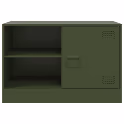 vidaXL TV Cabinet TV Stand TV Unit Entertainment Centre Media Cabinet Steel - olive green, 1 pcs - Additional view 5