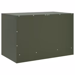 vidaXL TV Cabinet TV Stand TV Unit Entertainment Centre Media Cabinet Steel - olive green, 1 pcs - Additional view 8