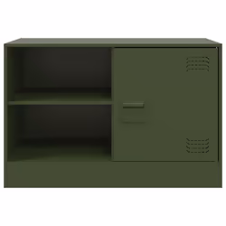 vidaXL TV Cabinet TV Stand TV Unit Entertainment Centre Media Cabinet Steel - olive green, 2 pcs - Additional view 4