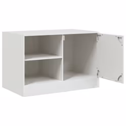 vidaXL TV Cabinet TV Stand TV Unit Entertainment Centre Media Cabinet Steel - white, 1 pcs - Additional view 6