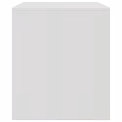 vidaXL TV Cabinet TV Stand TV Unit Entertainment Centre Media Cabinet Steel - white, 1 pcs - Additional view 7
