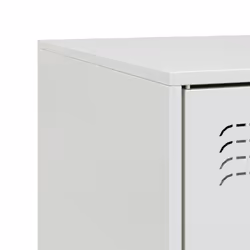 vidaXL TV Cabinet TV Stand TV Unit Entertainment Centre Media Cabinet Steel - white, 2 pcs - Additional view 10