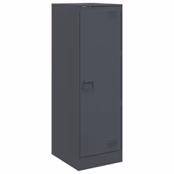 vidaXL Sideboard Living Room Storage Cupboard Side Cabinet Highboard Steel - anthracite