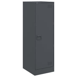 vidaXL Sideboard Living Room Storage Cupboard Side Cabinet Highboard Steel - anthracite