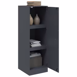 vidaXL Sideboard Living Room Storage Cupboard Side Cabinet Highboard Steel - anthracite - Additional view 4