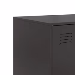vidaXL Sideboard Storage Cupboard Side Cabinet Highboard Mustard Yellow Steel - black - Additional view 10