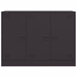 vidaXL Sideboard Storage Cupboard Side Cabinet Highboard Mustard Yellow Steel - black - Additional view 5