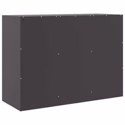 vidaXL Sideboard Storage Cupboard Side Cabinet Highboard Mustard Yellow Steel - black - Additional view 8