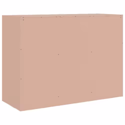 vidaXL Sideboard Storage Cupboard Side Cabinet Highboard Mustard Yellow Steel - pink - Additional view 8