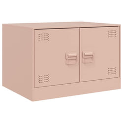 vidaXL Coffee Table Hallway Accent End Table Centre Tea Side Sofa Table Steel - pink