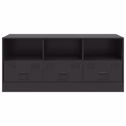 vidaXL TV Cabinet TV Stand TV Unit Entertainment Centre Olive Green Steel - black - Additional view 5