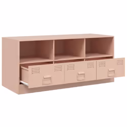 vidaXL TV Cabinet TV Stand TV Unit Entertainment Centre Olive Green Steel - pink - Additional view 6
