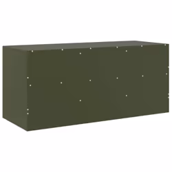 vidaXL TV Cabinet TV Stand TV Unit Entertainment Centre Olive Green Steel - olive green - Additional view 8