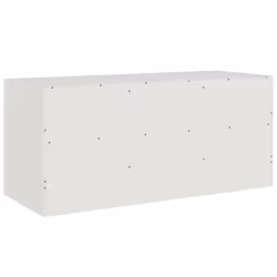 vidaXL TV Cabinet TV Stand TV Unit Entertainment Centre Media Unit White Steel - Additional view 8