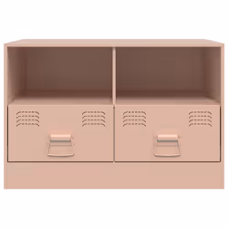 vidaXL TV Cabinet TV Stand TV Unit Entertainment Centre Mustard Yellow Steel - pink, 1 pcs - Additional view 5