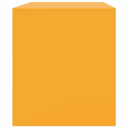 vidaXL TV Cabinet TV Stand TV Unit Entertainment Centre Mustard Yellow Steel - mustard yellow, 1 pcs - Additional view 7