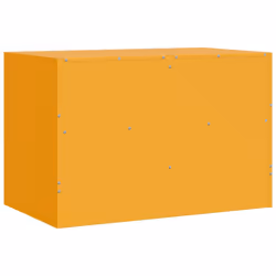 vidaXL TV Cabinet TV Stand TV Unit Entertainment Centre Mustard Yellow Steel - mustard yellow, 2 pcs - Additional view 8
