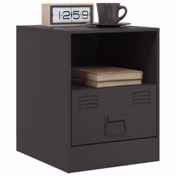 VidaXL 841751 nightstand/bedside table Black - Additional view 4