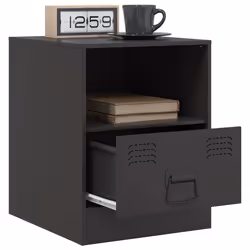 VidaXL 841751 nightstand/bedside table Black - Additional view 5