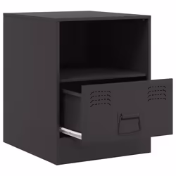 VidaXL 841751 nightstand/bedside table Black - Additional view 7
